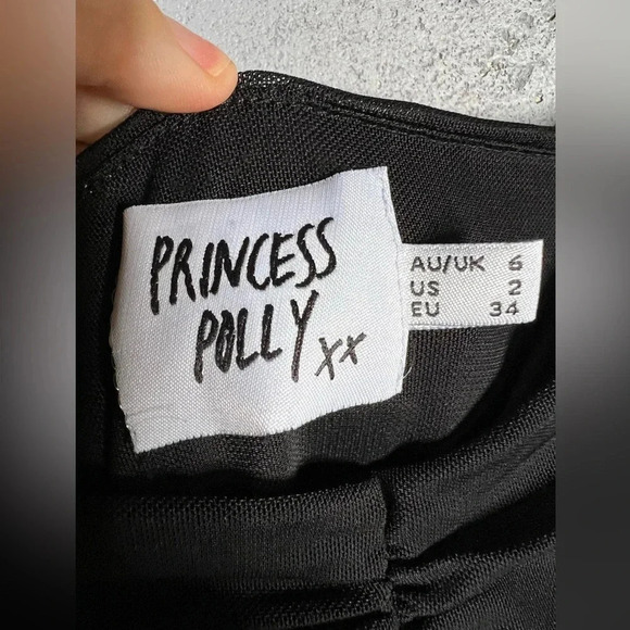 Princess Polly Asher Ruched Long Sleeve Bodysuit.  Size 2 - Picture 9 of 9